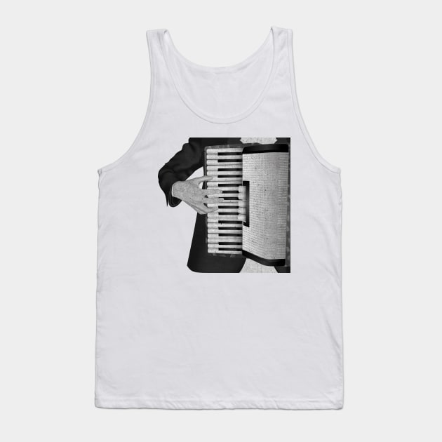 Accordion player Tank Top by designbek